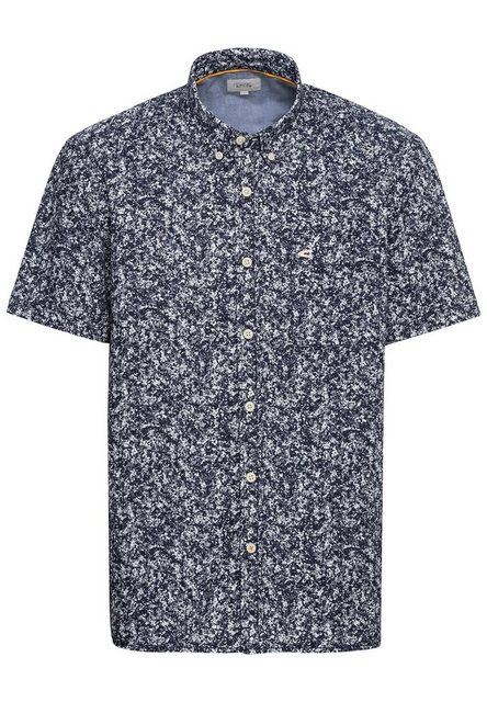 camel active Kurzarmhemd aus reiner Baumwolle Button-Down günstig online kaufen