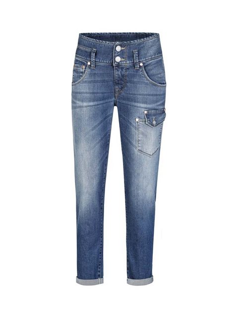 Herrlicher Destroyed-Jeans Dido Organic Denim Hohe Leibhöhe günstig online kaufen