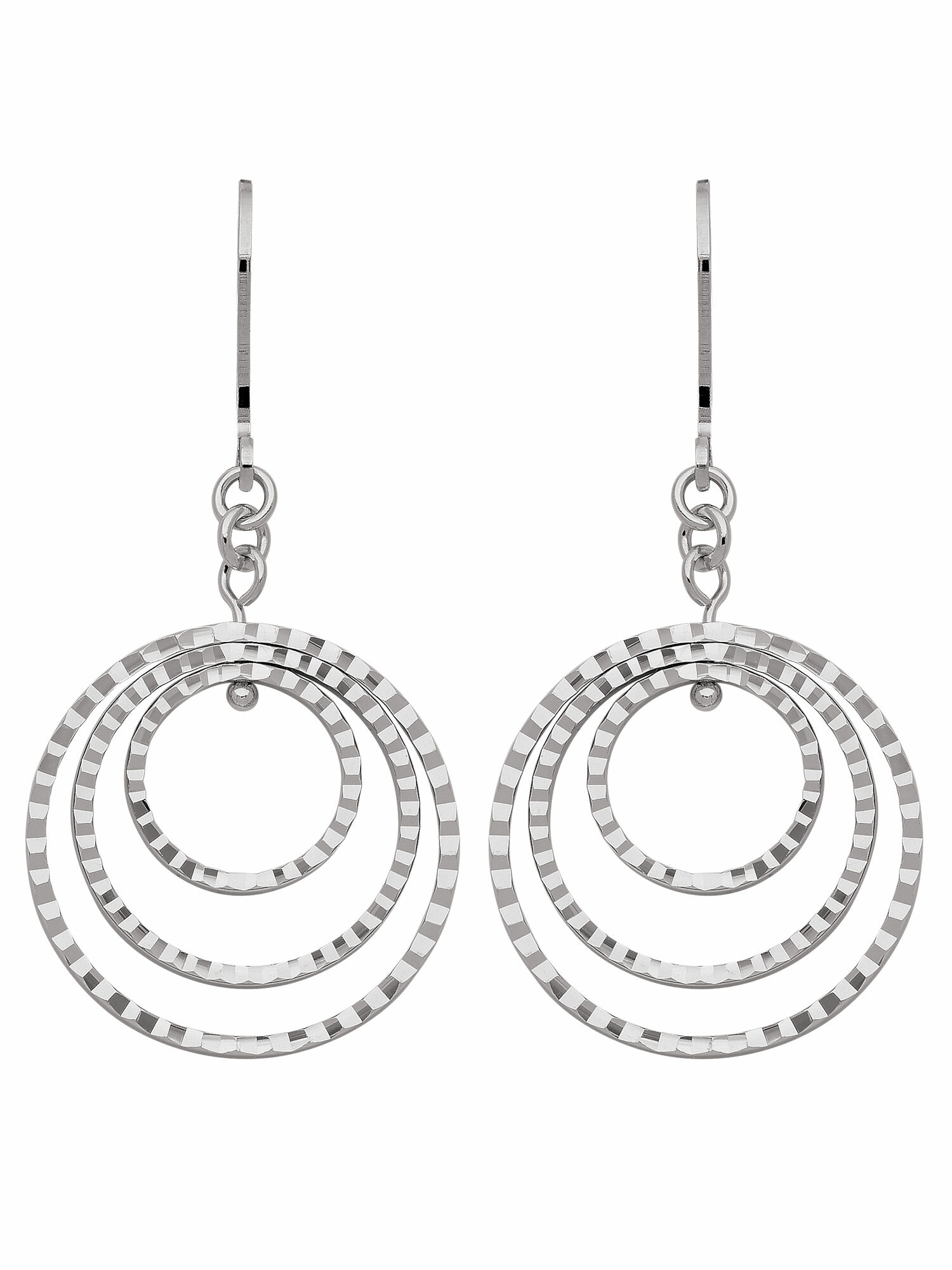 Adelia´s Paar Ohrhänger "1 Paar 925 Silber Ohrringe / Ohrhänger Ø 22,1 mm", günstig online kaufen