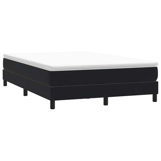 vidaXL Bett Boxspringbett ohne Matratze Schwarz 160x220 cm Samt günstig online kaufen