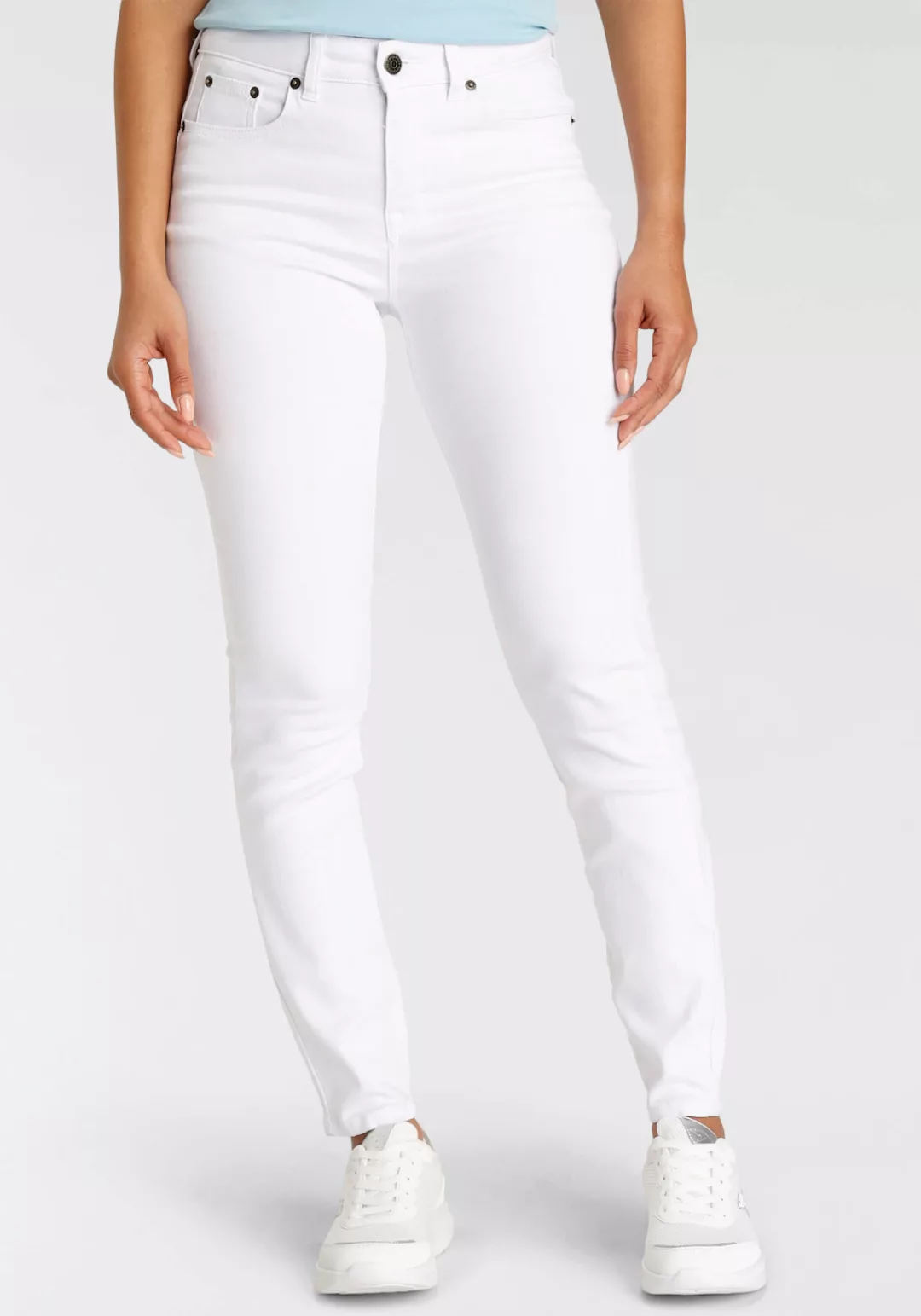 KangaROOS Slim-fit-Jeans "CROPPED HIGH WAIST SLIM FIT", NEUE KOLLEKTION günstig online kaufen