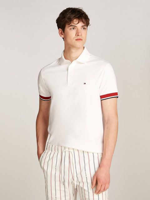 Tommy Hilfiger Poloshirt INTERLOCK SLEEVE DETAIL REG POLO günstig online kaufen