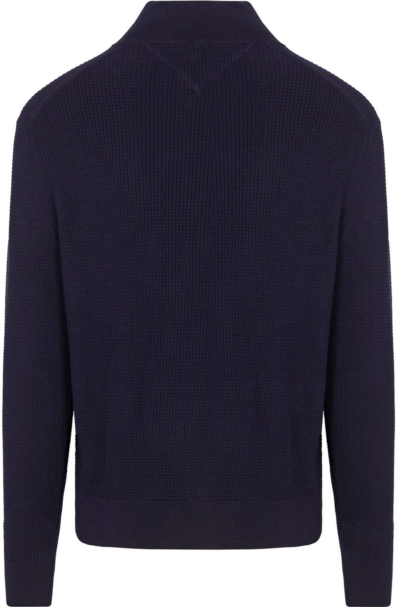 Tommy Hilfiger Half Zip Kabelpullover Navy - Größe XXL günstig online kaufen