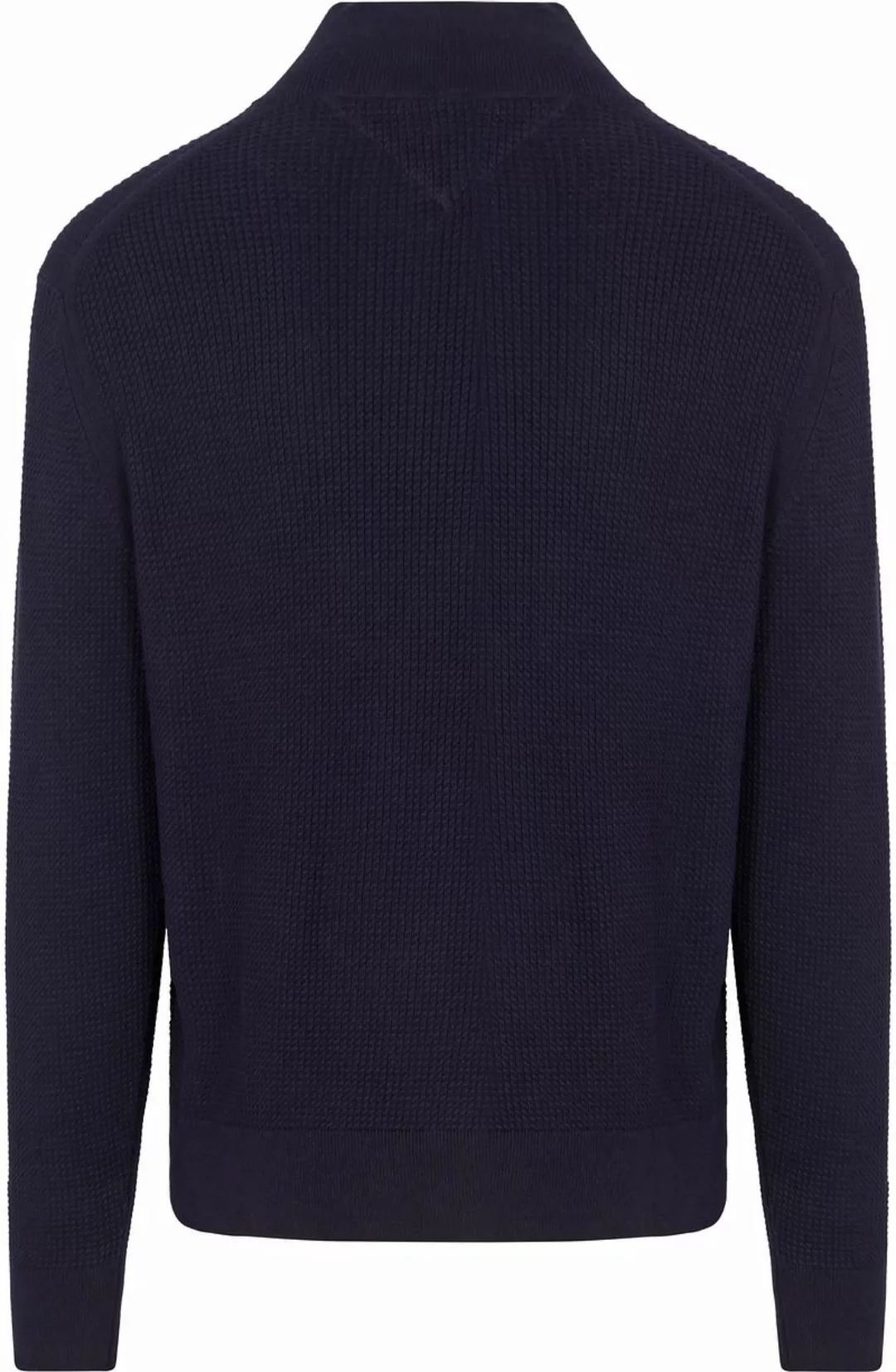 Tommy Hilfiger Half Zip Kabelpullover Navy - Größe XXL günstig online kaufen