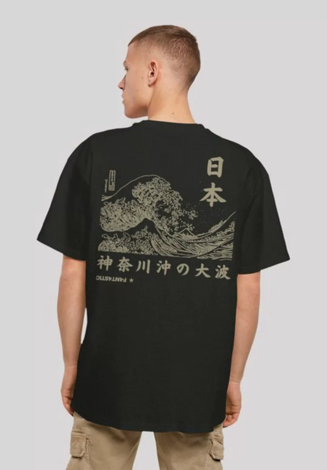 F4NT4STIC T-Shirt Kanagawa Welle Print günstig online kaufen