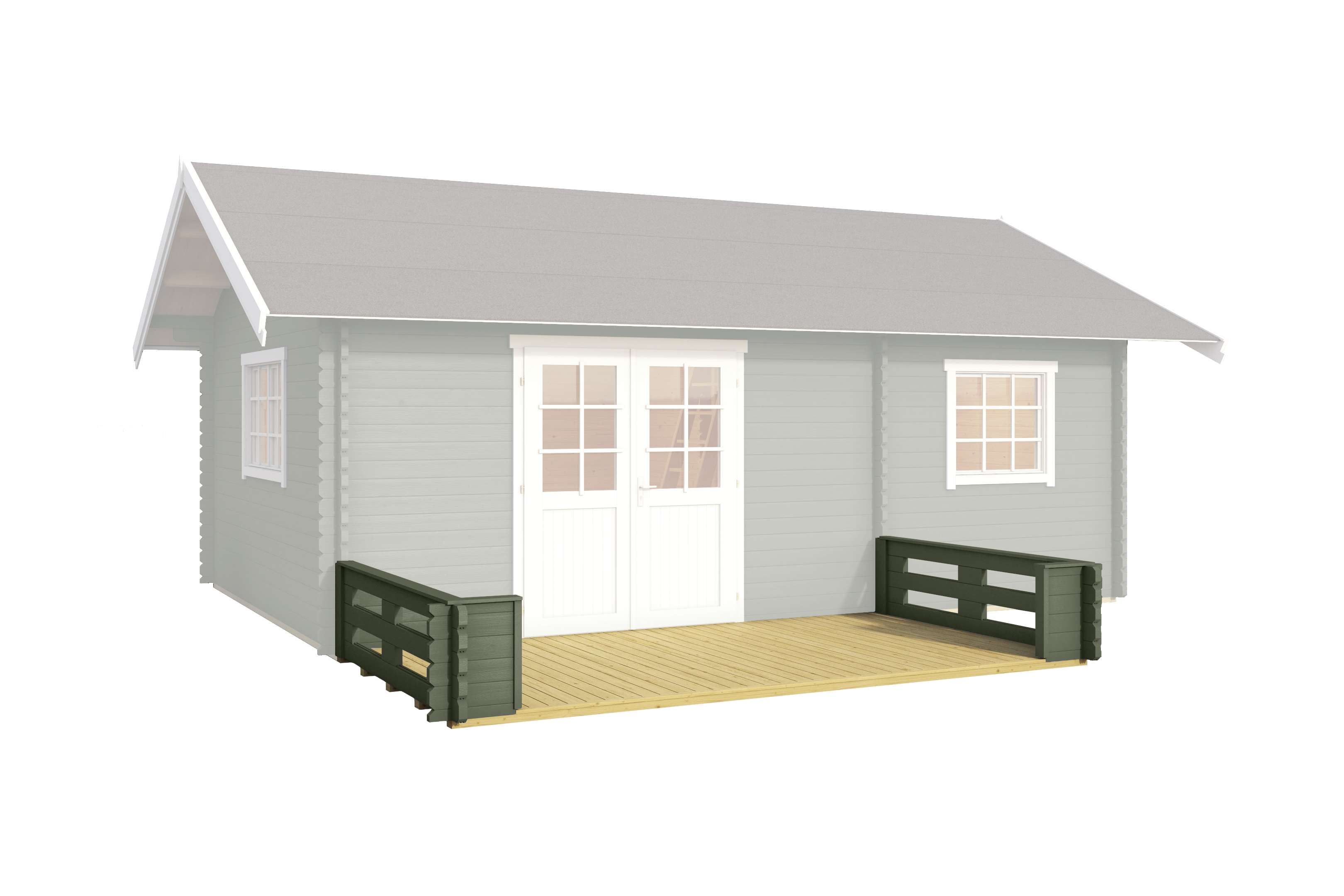 Nordic Holz Terrasse "CAROLINE", BxT: 365x200 cm, mit Unterkonstruktion und günstig online kaufen