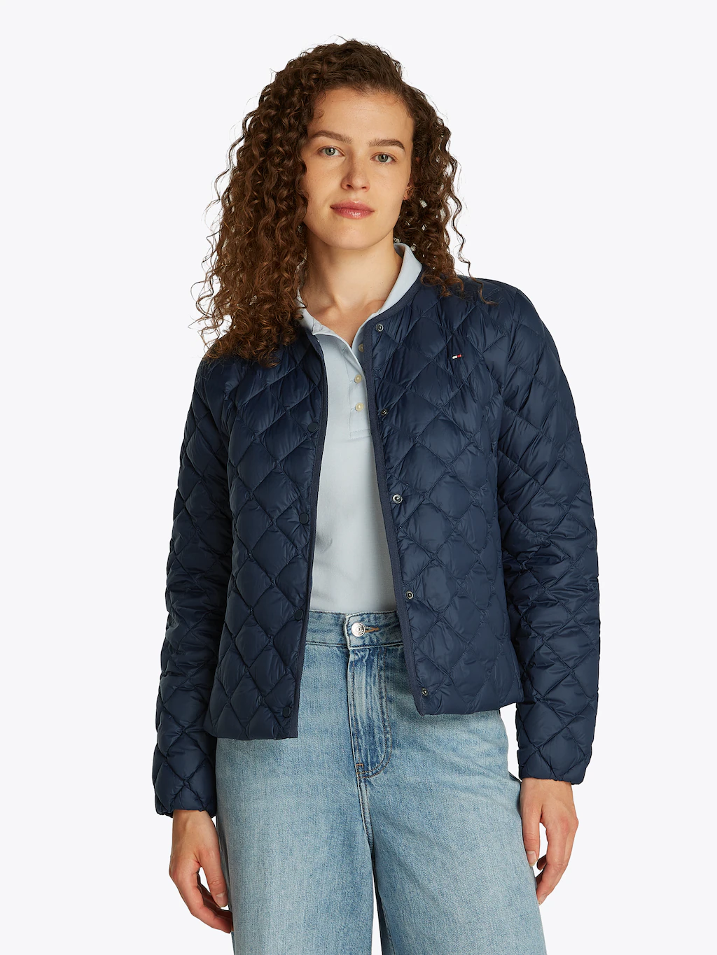 Tommy Hilfiger Steppjacke, mit Logostickerei günstig online kaufen