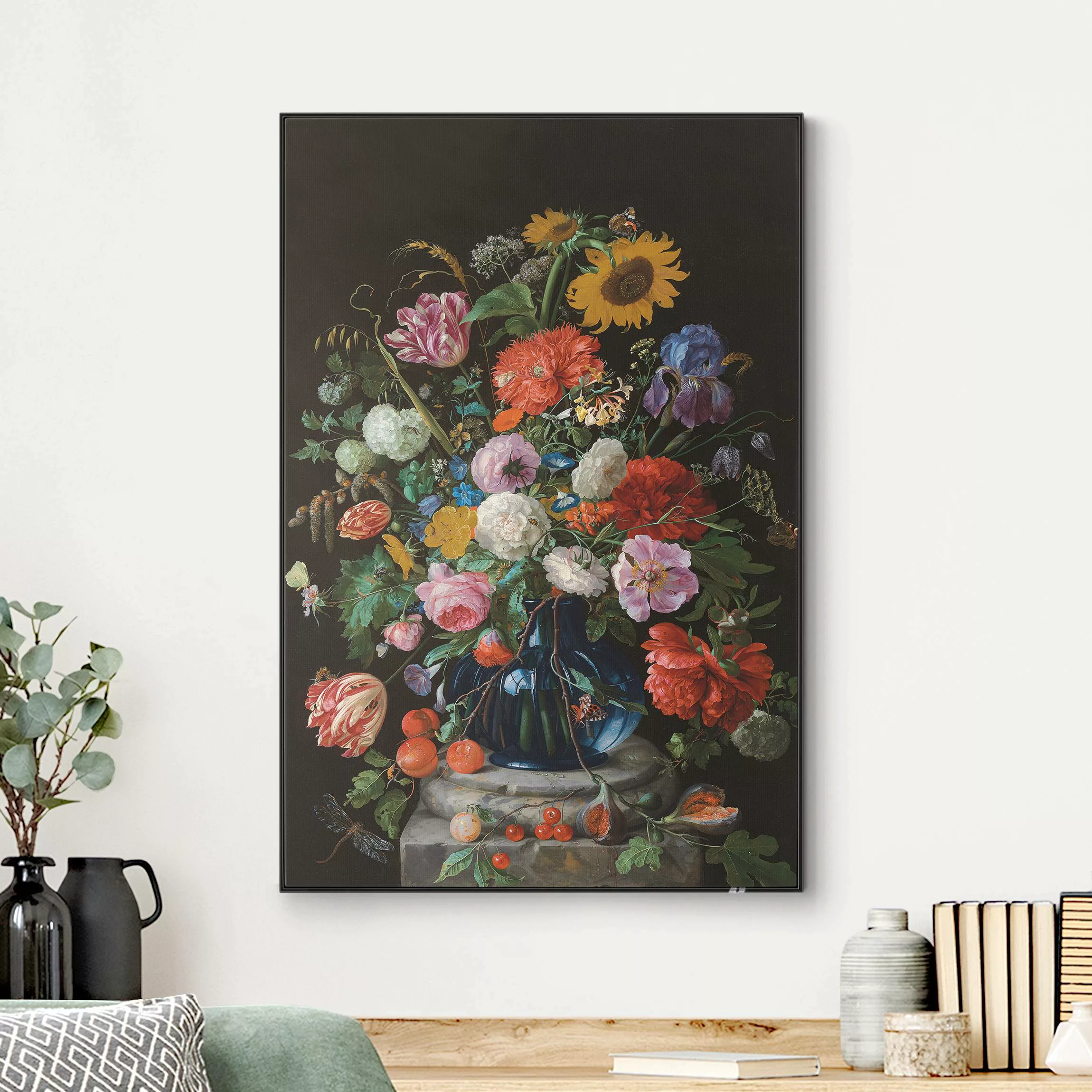 Wechselbild Jan Davidsz de Heem - Glasvase mit Blumen günstig online kaufen