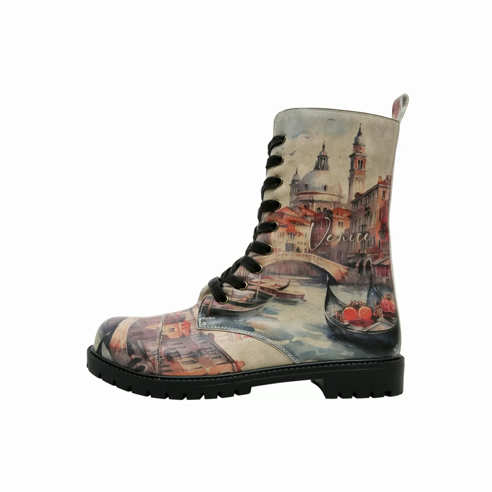 DOGO Schnürboots "Damen Zipsy Venice Vegan Damen Stiefel / Female", Vegan günstig online kaufen