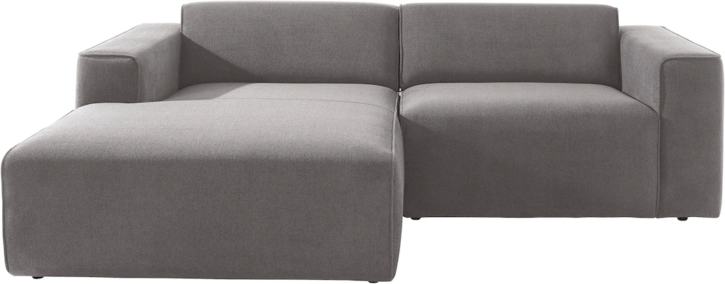 andas Ecksofa Noord, mit Kedernaht, Breite 234 cm, Cord, Struktur, Webstoff günstig online kaufen