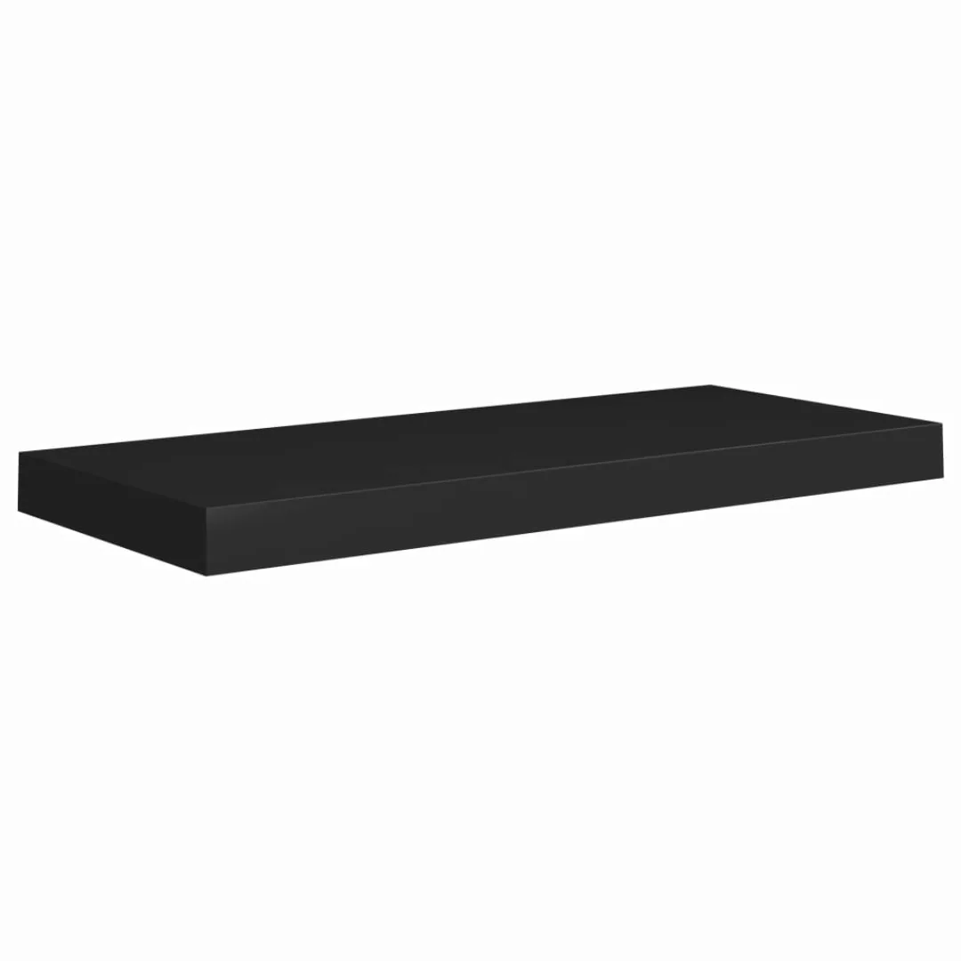 Schwebendes Wandregal Schwarz 60x23,5x3,8 Cm Mdf günstig online kaufen