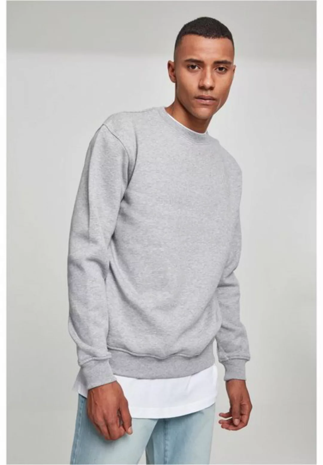 URBAN CLASSICS Sweatshirt TB014E - Crewneck Sweatshirt grey M günstig online kaufen
