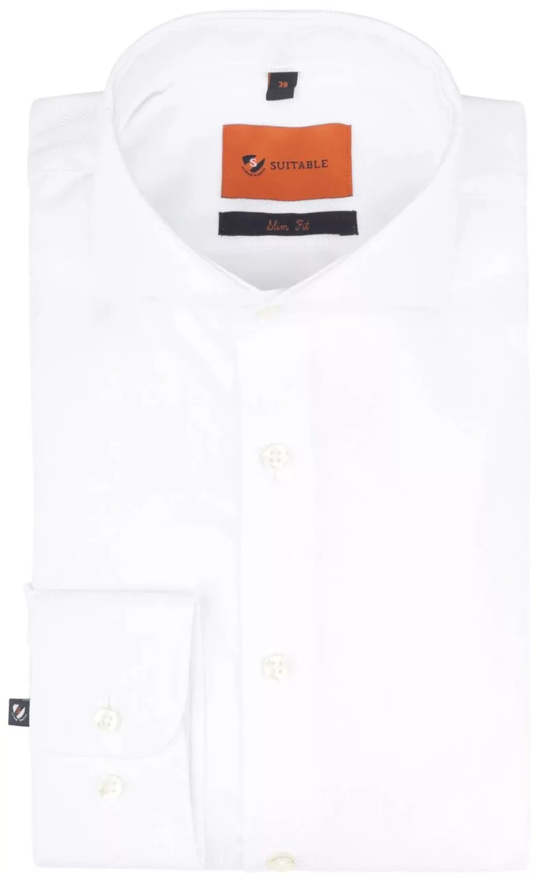 Suitable Hemd Weiß - Größe 40 günstig online kaufen