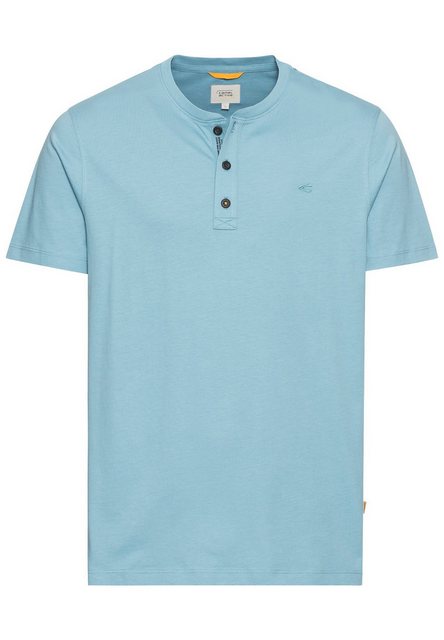 camel active Henleyshirt Kurzarm Henley aus Organic Cotton günstig online kaufen