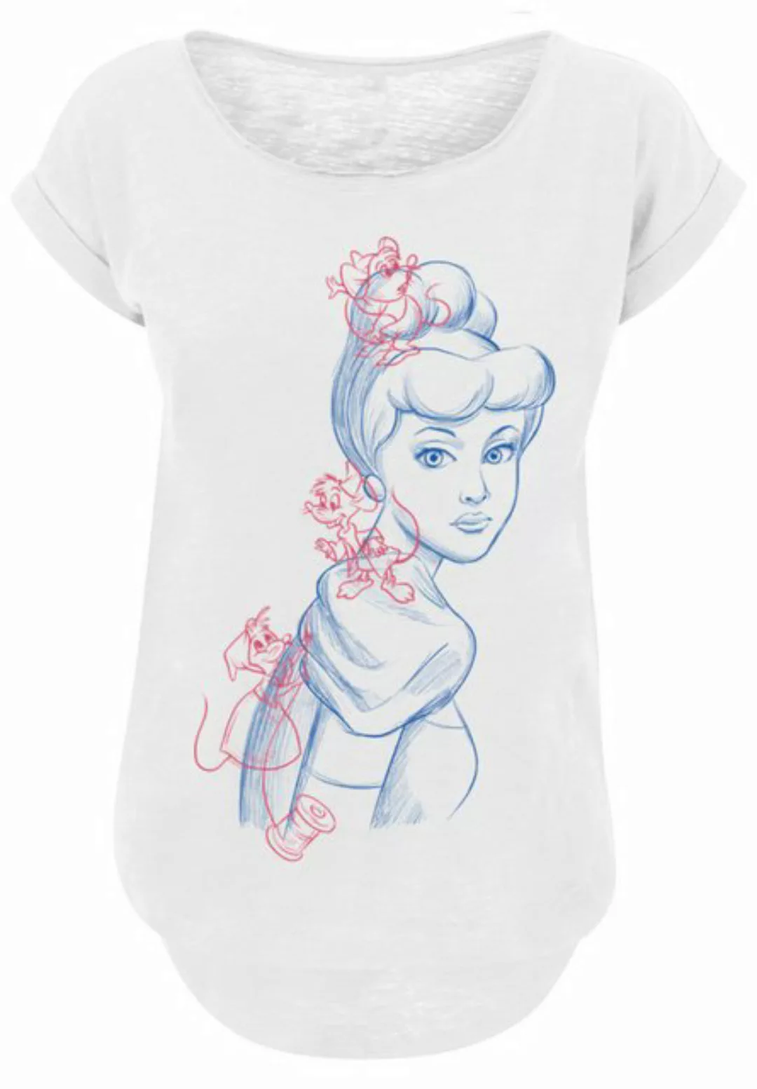 F4NT4STIC T-Shirt Disney Cinderella Mouse Zeichnung Damen,Premium Merch,Lan günstig online kaufen