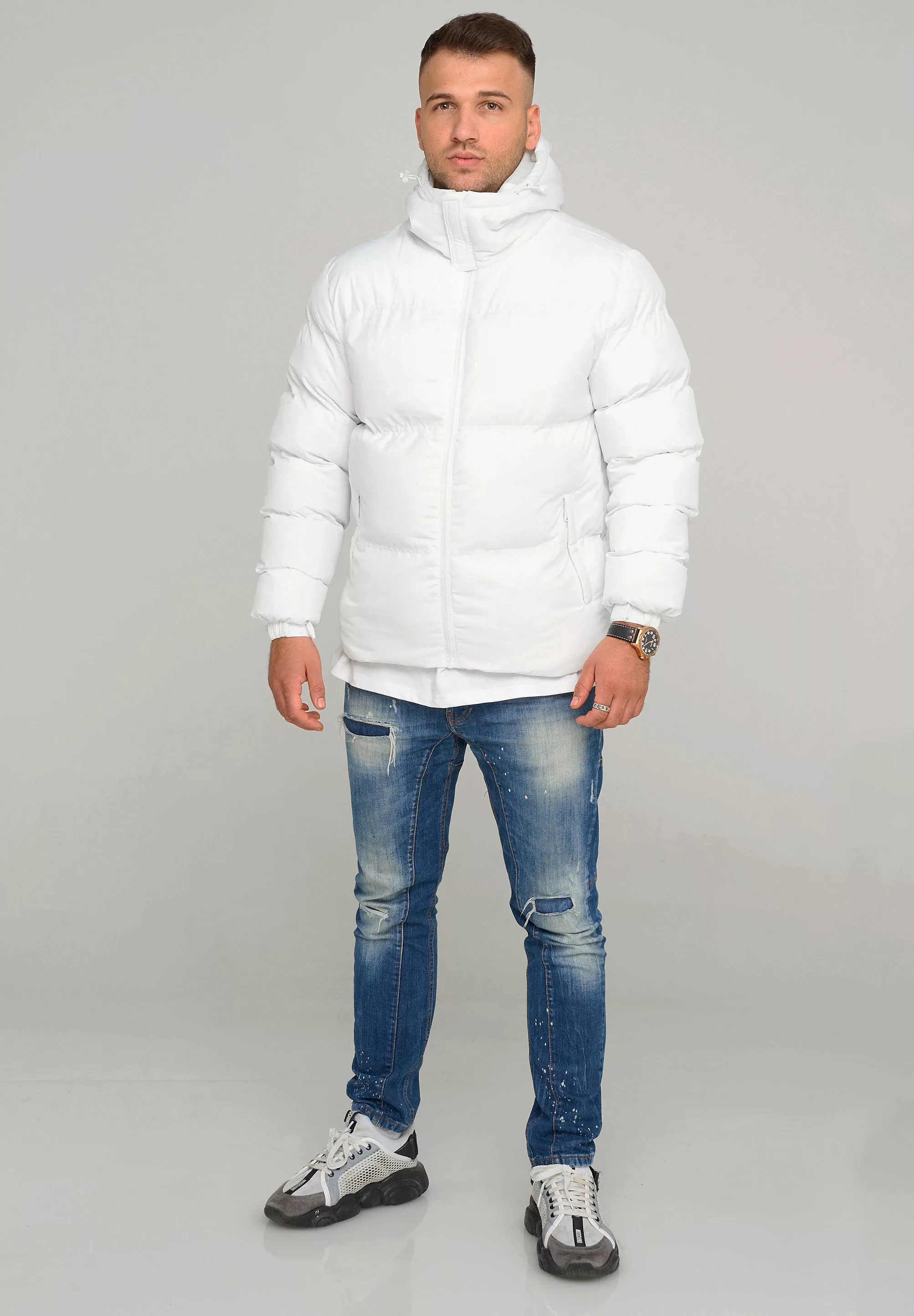 behype Steppjacke "BHROLLIN", mit Kapuze günstig online kaufen