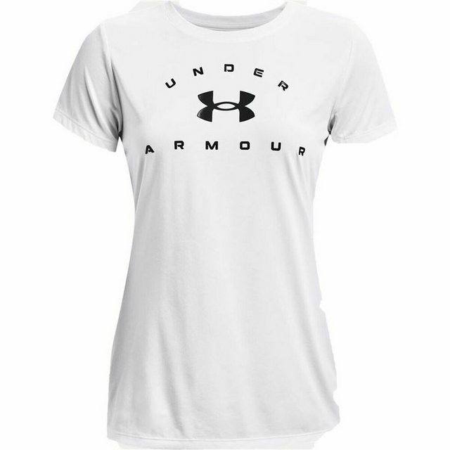 Under Armour® T-Shirt Damen Kurzarm-T-Shirt Under Armour Tech Solid Weiß günstig online kaufen