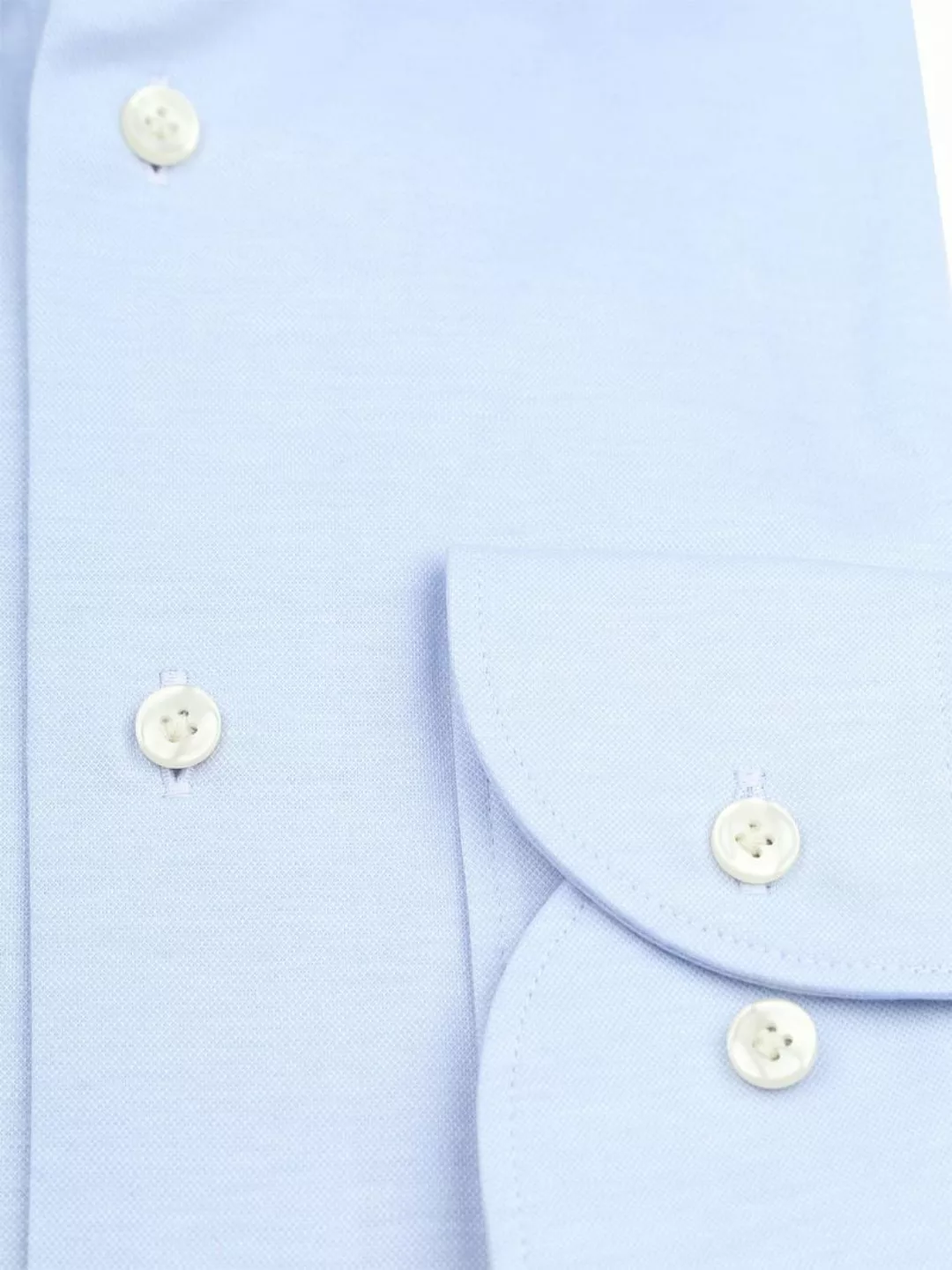 Profuomo Knitted Hemd Hellblau  - Größe 45 günstig online kaufen