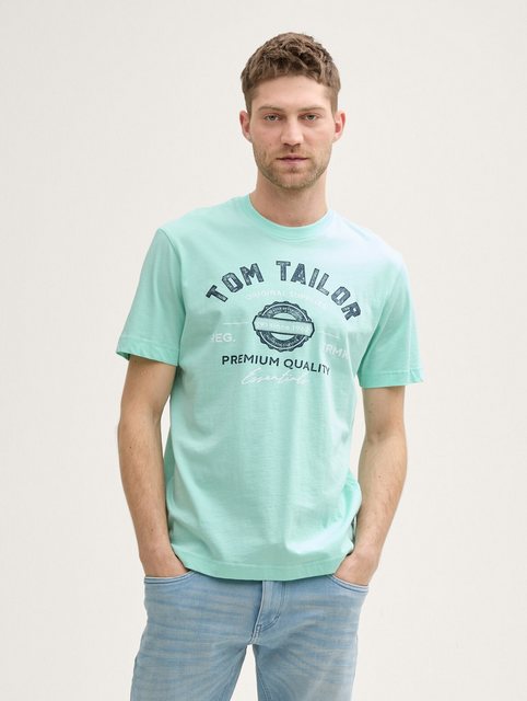 TOM TAILOR T-Shirt T-Shirt mit Logo-Print günstig online kaufen