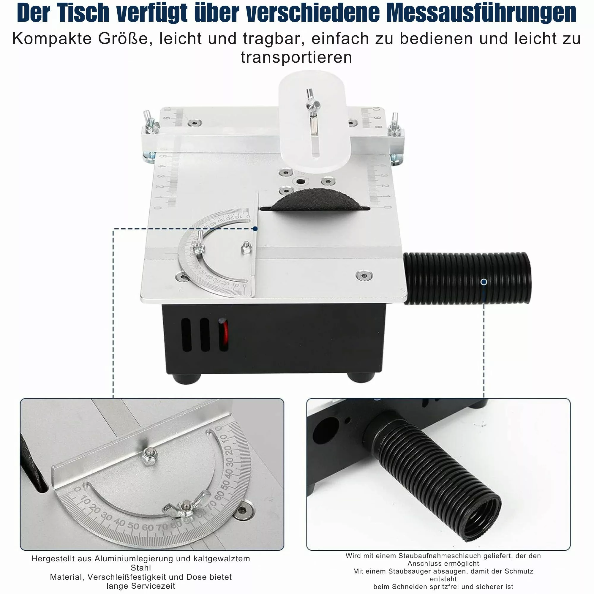 Vivitar Tischkreissäge Tragbare elektrische Minisäge, kompakt günstig online kaufen