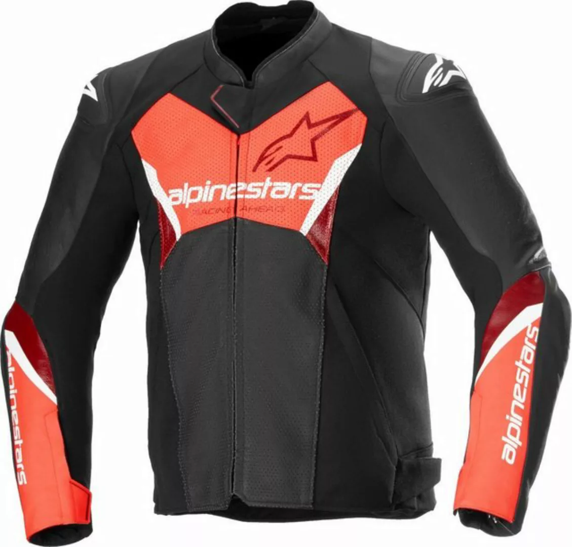 Alpinestars Motorradjacke Faster V3 Airflow perforierte Motorrad Leder-/Tex günstig online kaufen