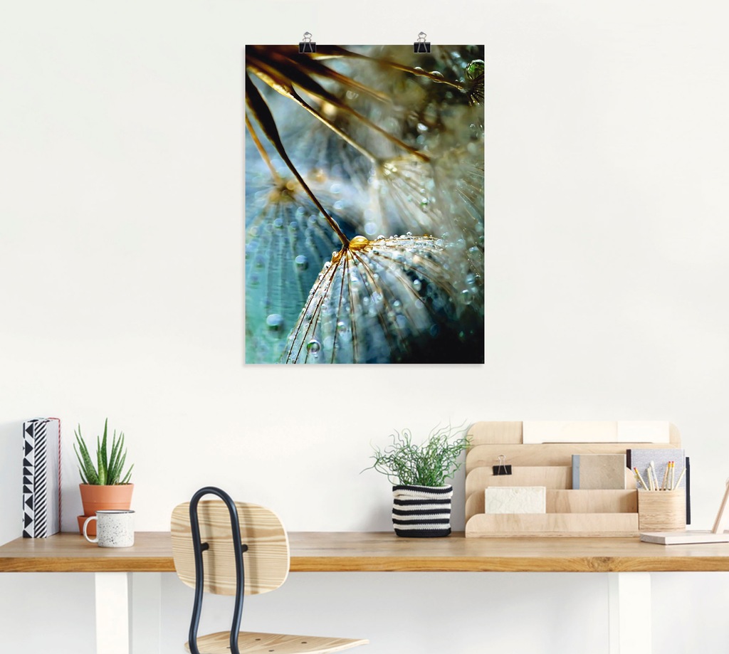 Artland Wandbild "Pusteblume Mystische Schönheit", Blumen, (1 St.), als Alu günstig online kaufen