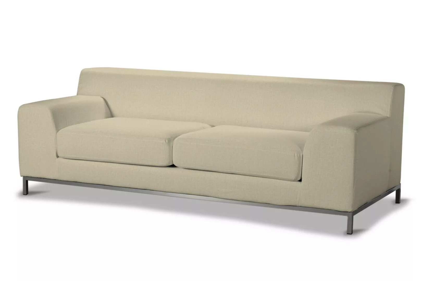 Bezug für Kramfors 3-Sitzer Sofa, olivgrün-creme, Sofahusse, Kramfors 3-Sit günstig online kaufen