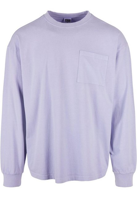 URBAN CLASSICS Longsleeve Urban Classics Herren Pigment Dyed Pocket Longsle günstig online kaufen