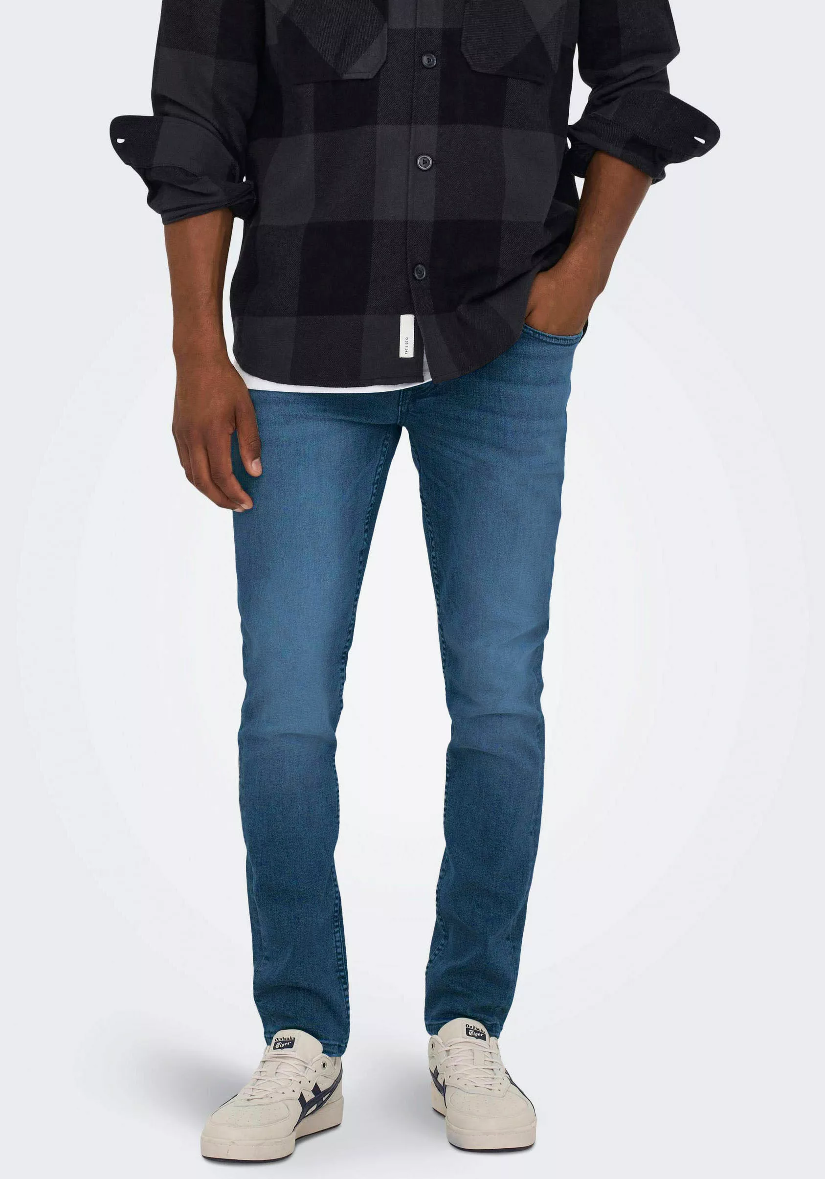 ONLY & SONS Slim-fit-Jeans "ONSLOOM SLIM D. BLUE 7777 DNM JEANS OT" günstig online kaufen