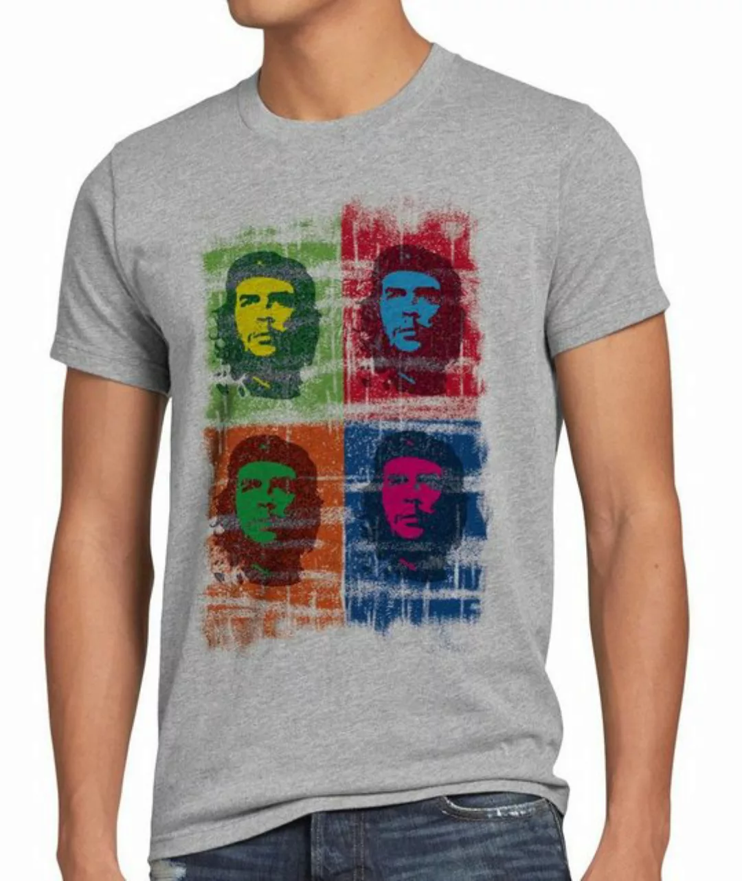 style3 Print-Shirt Herren T-Shirt Che Guevara kuba fidel castro warhol revo günstig online kaufen