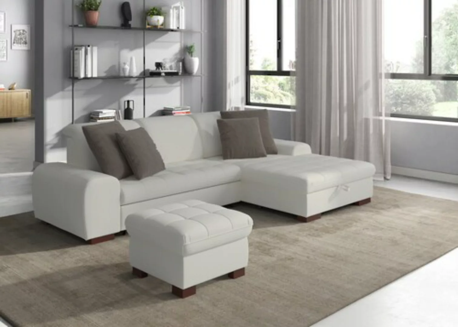 sit&more Ecksofa "Luxor L-Form", wahlweise mit Bettfunktion, Bettkasten und günstig online kaufen