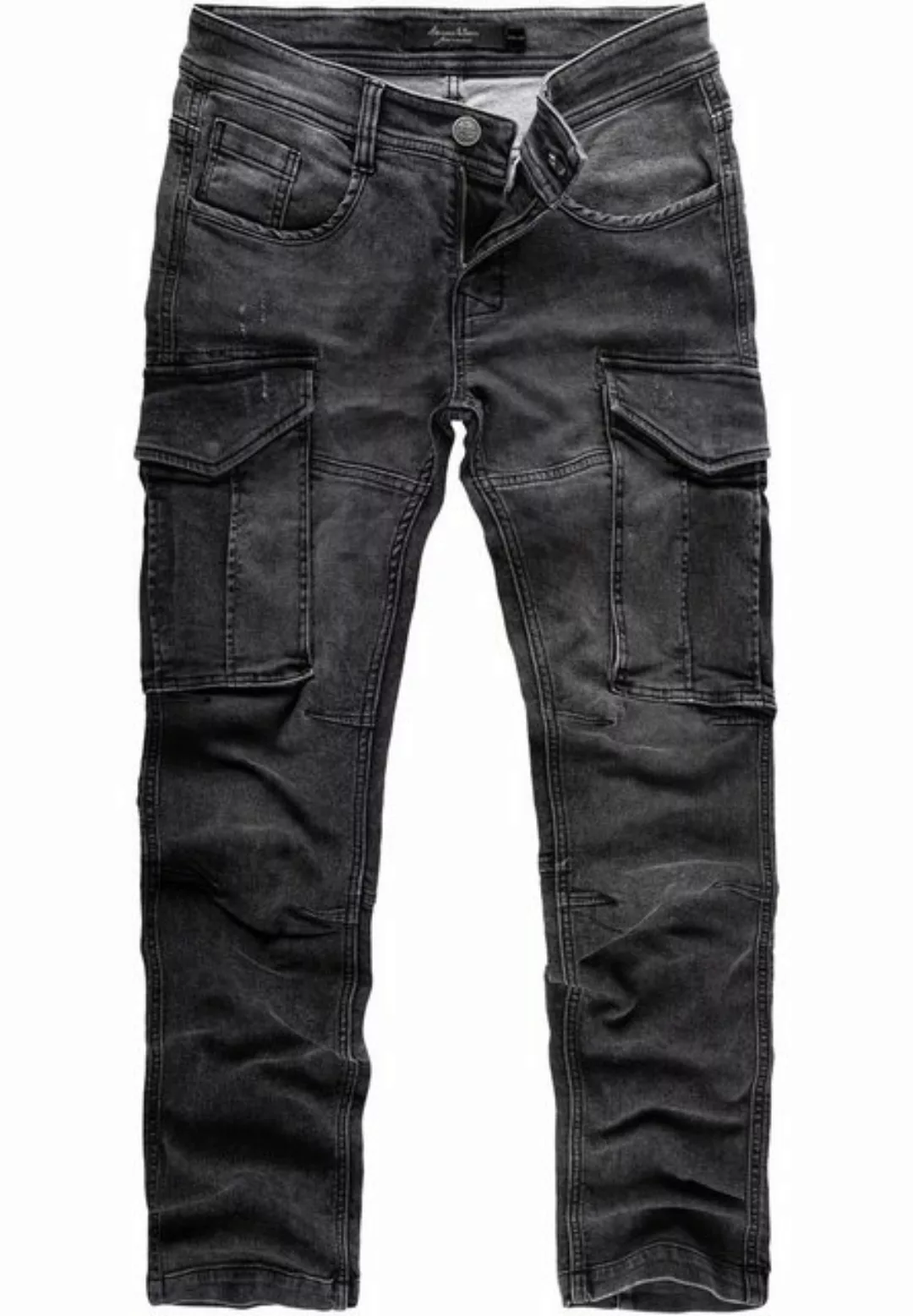 Amaci&Sons Cargojeans LINNDALE Sweathose im Denim Look Herren Sweathose in günstig online kaufen