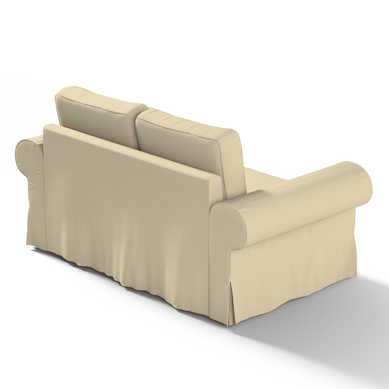 Bezug für Backabro 2-Sitzer Sofa ausklappbar, vanille, Bezug für Backabro 2 günstig online kaufen