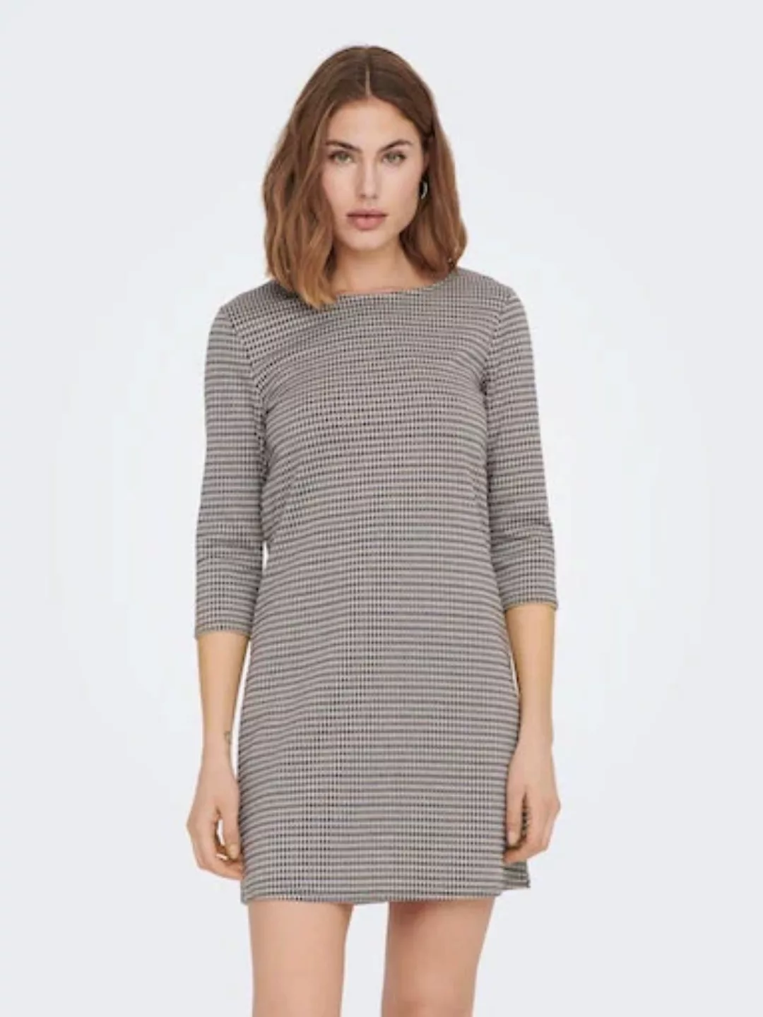 ONLY Jerseykleid "ONLBRILLIANT 3/4 CHECK DRESS" günstig online kaufen