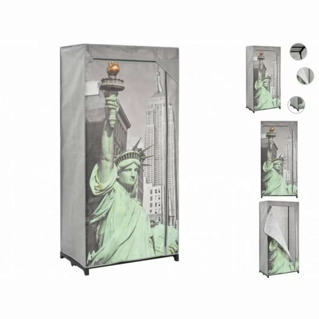 vidaXL Kleiderschrank Kleiderschrank 7545160 cm New York Stoff günstig online kaufen