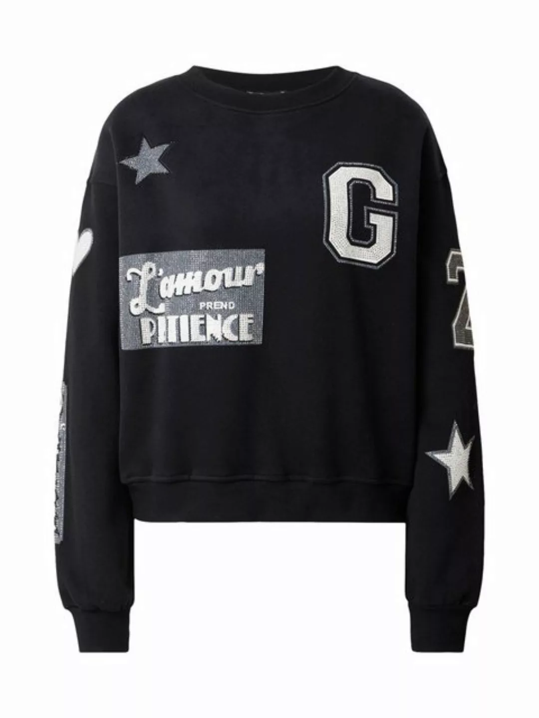 Grace Sweatshirt (1-tlg) Ziersteine günstig online kaufen