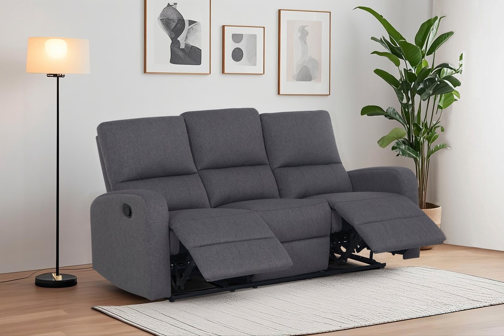 Home affaire 3-Sitzer "TOURNAY manuelle Relaxfunktion, Liegefunktion (105-1 günstig online kaufen