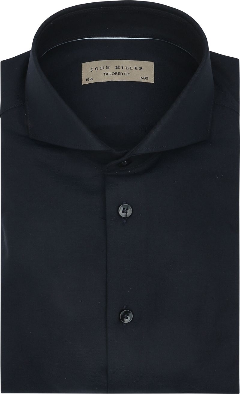 John Miller Hemd Twill Navy - Größe 40 günstig online kaufen