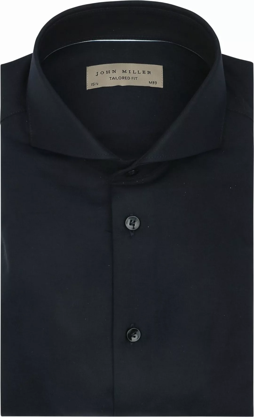 John Miller Hemd Twill Navy - Größe 45 günstig online kaufen