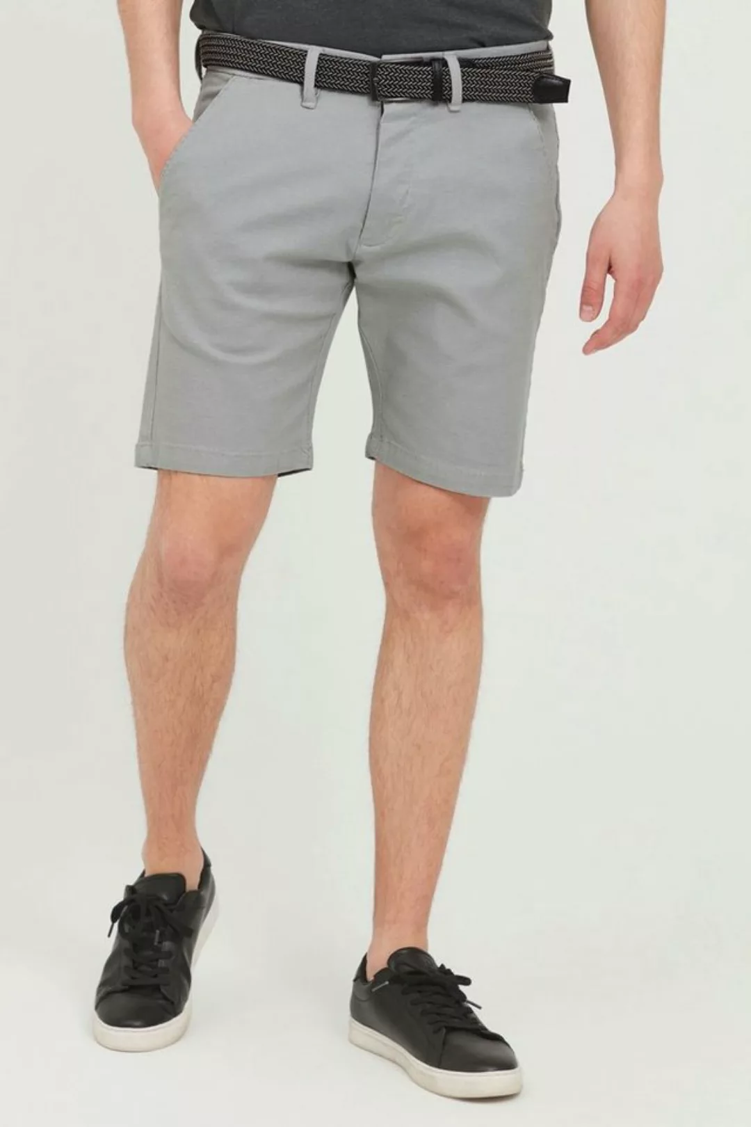 Indicode Chinoshorts IDLozano Chino Shorts mit Gürtel günstig online kaufen