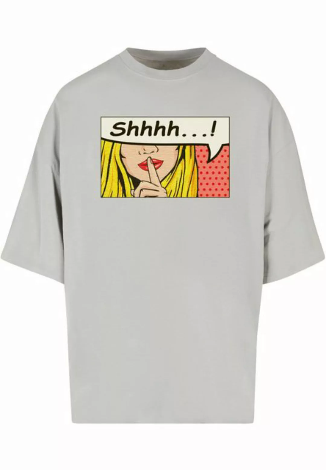 Merchcode T-Shirt Merchcode Herren Silent Sign Comic Huge Tee (1-tlg) günstig online kaufen