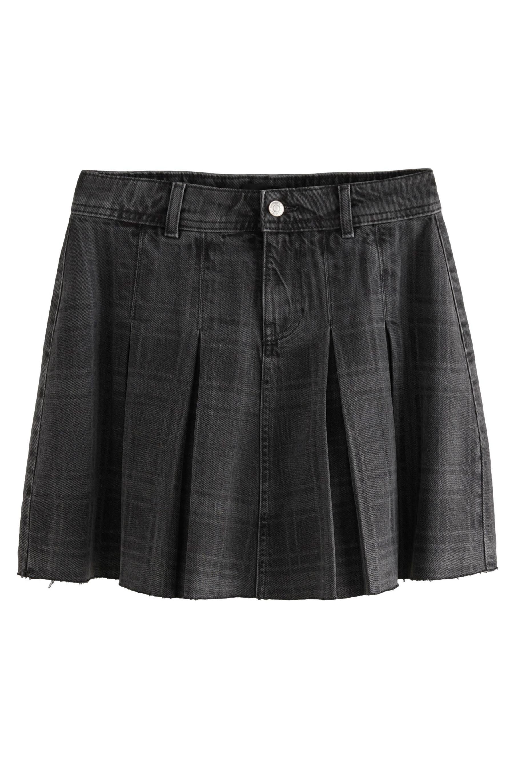 Next Jeansrock Denim-Minirock mit Falten (1-tlg) günstig online kaufen