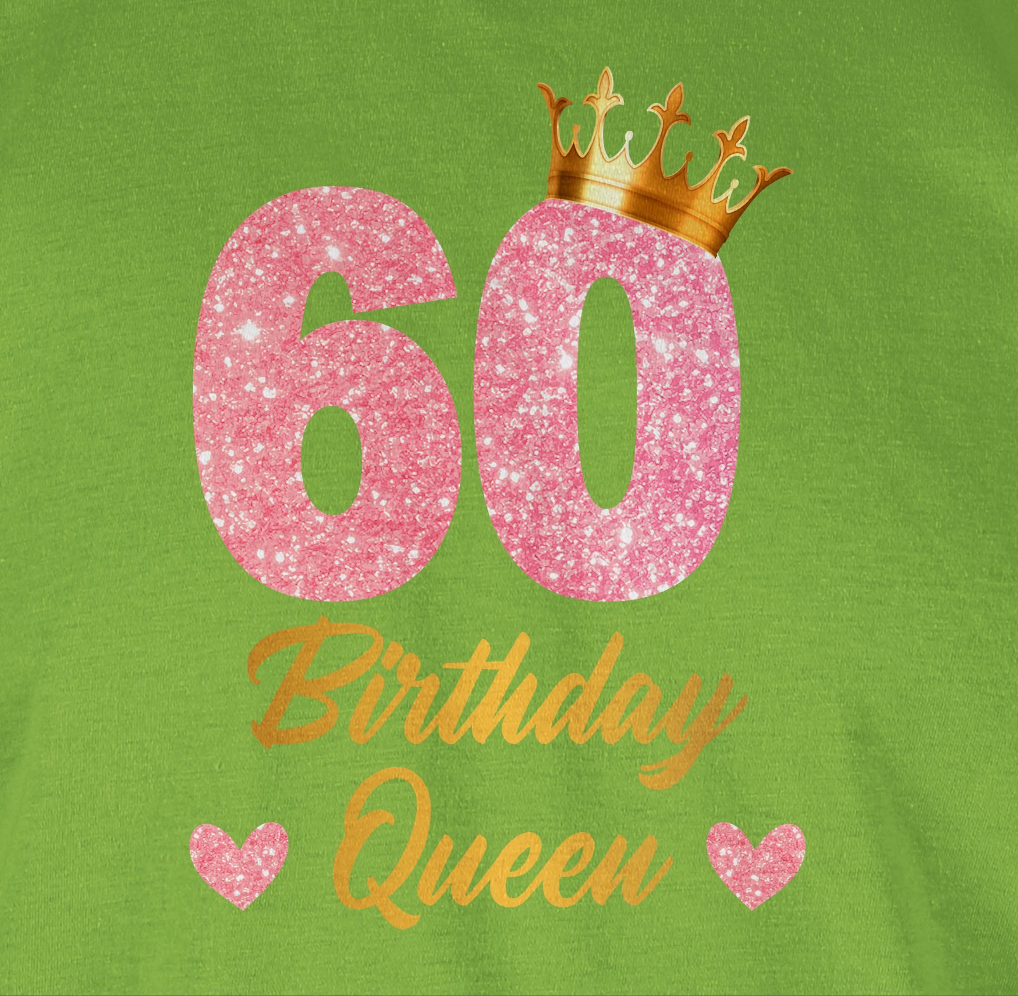 Shirtracer T-Shirt 60 Birthday Queen Geburtstags günstig online kaufen