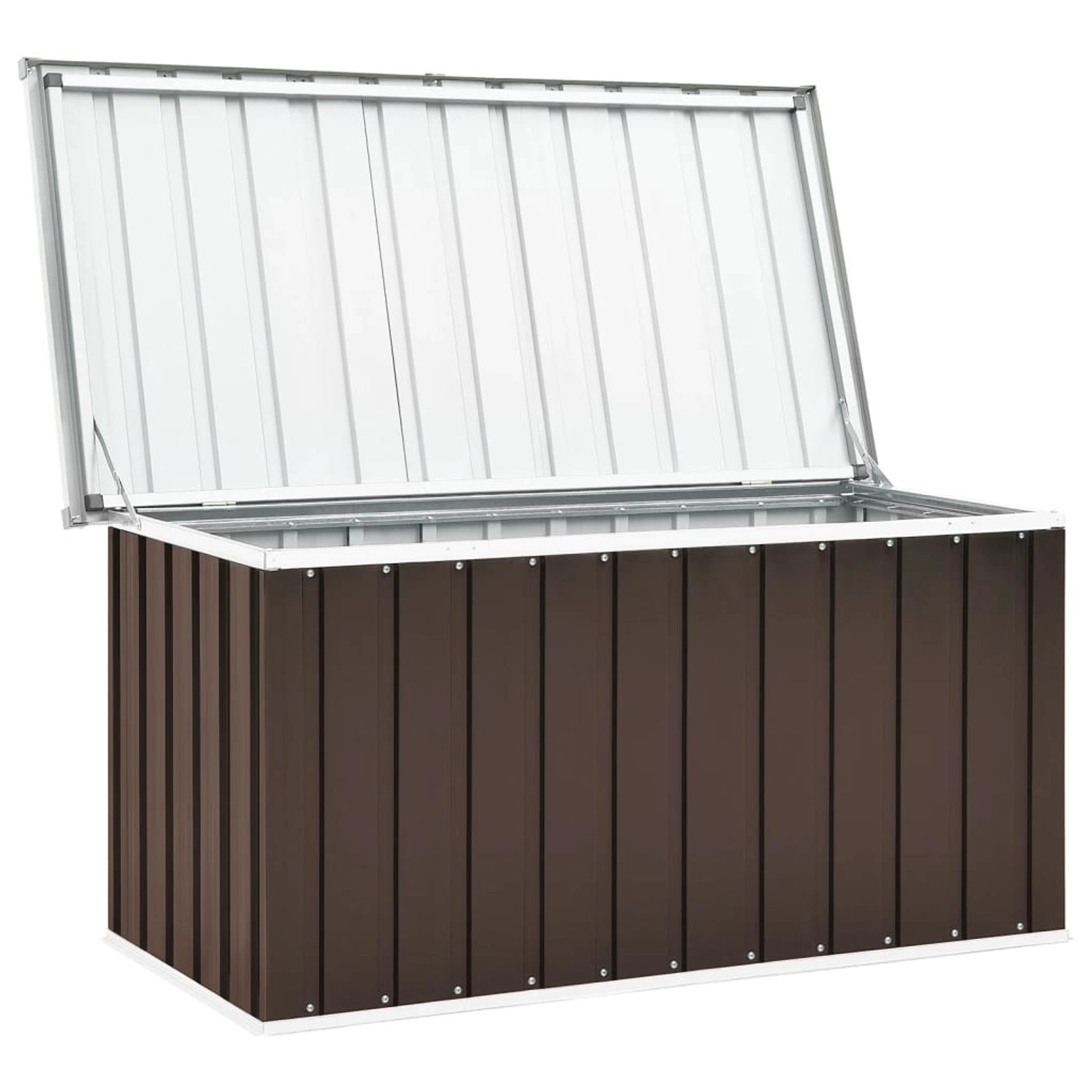 vidaXL Gartenbox Braun 129 x 67 x 65 cm günstig online kaufen