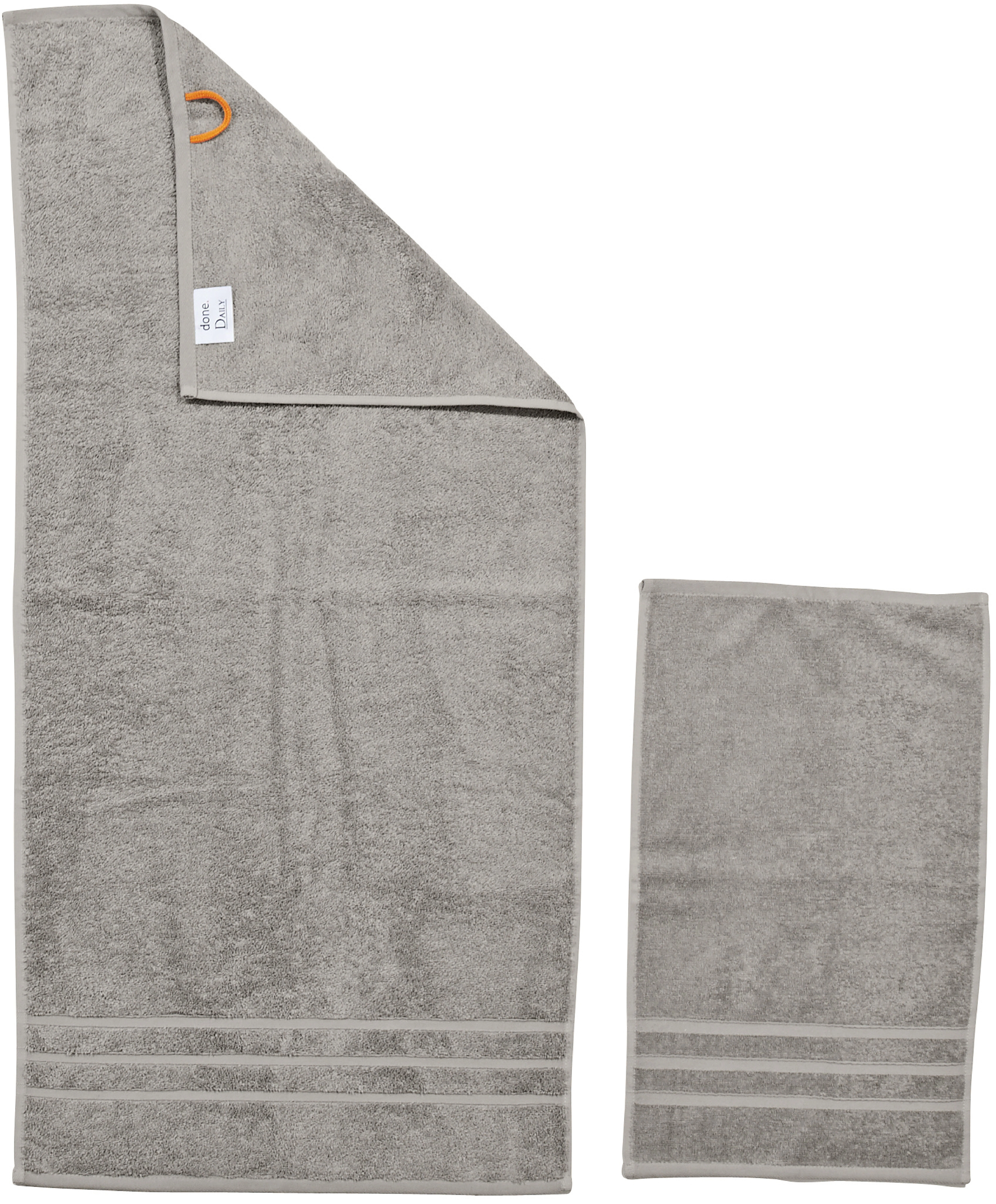 done.® Handtuch Set Daily Uni, Walkfrottier günstig online kaufen