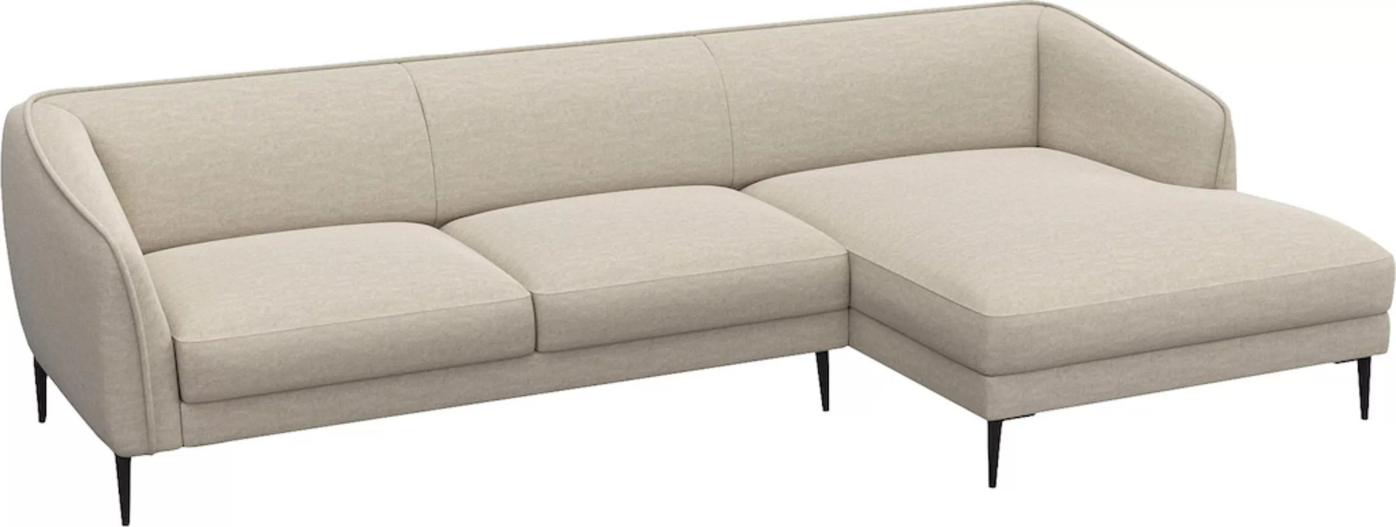 FLEXLUX Ecksofa »Belle Designsofa, L-Form, B/T 288/149 cm«, Skandinavisches günstig online kaufen