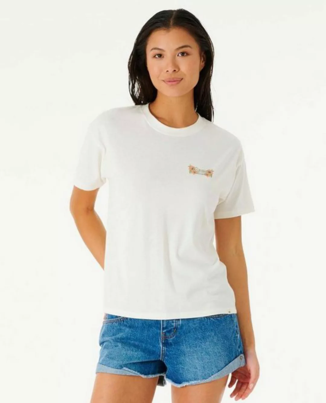 Rip Curl Print-Shirt Kurzärmliges Hula Surfer Relaxed T-Shirt günstig online kaufen