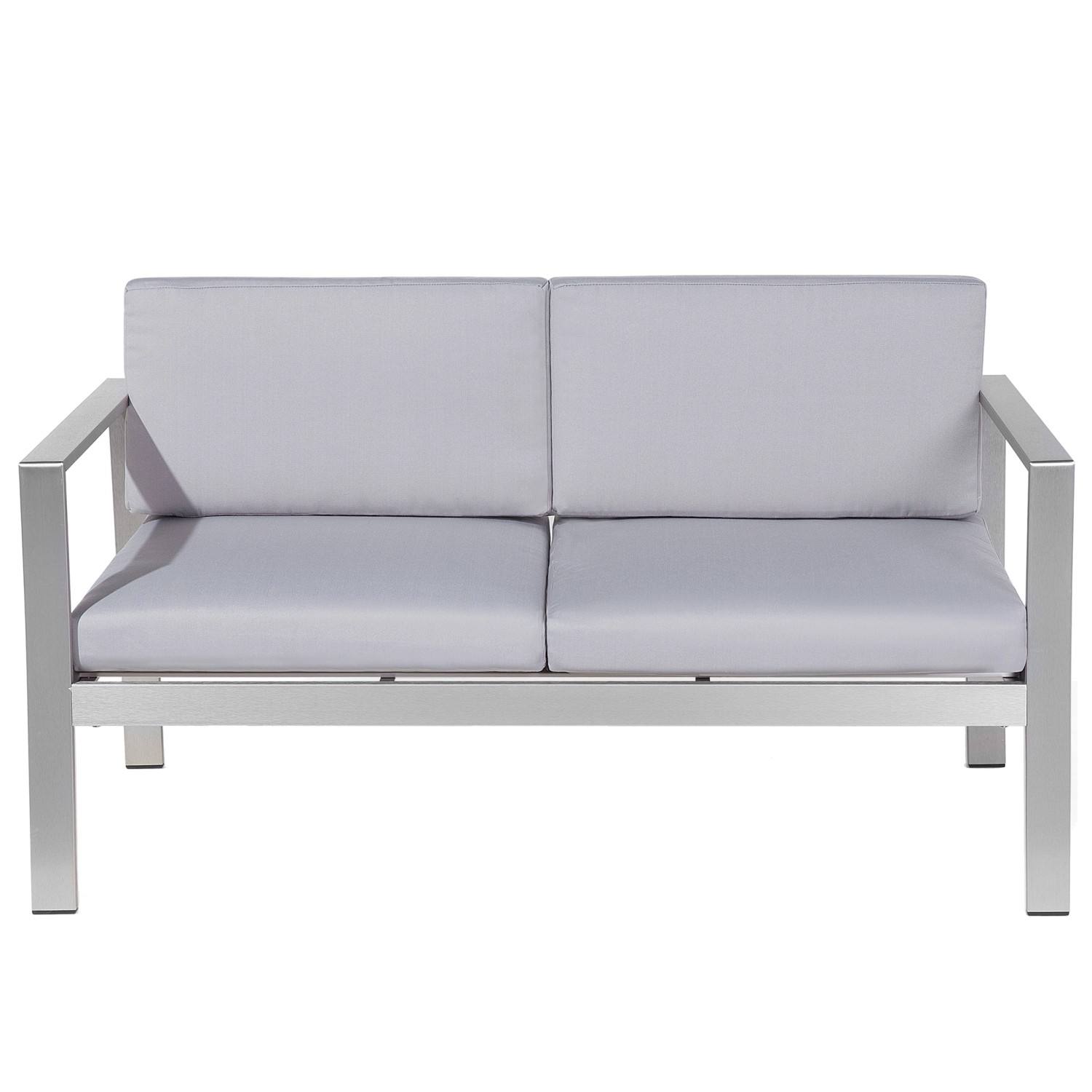 Beliani Gartenbank Grau 70x142x80 günstig online kaufen