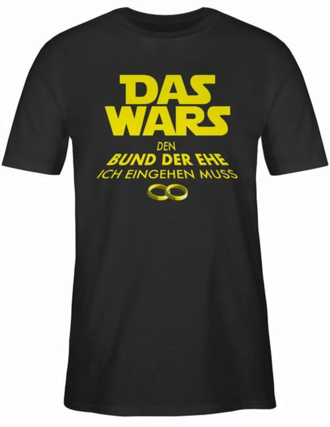 Shirtracer T-Shirt Das Wars JGA JGA Männer günstig online kaufen