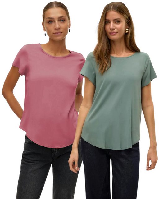 Vero Moda Blusenshirt lockeres Shirt im Doppelpack günstig online kaufen